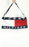 Vintage Tommy Hilfiger White Duffle Bag