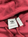 Retro Adidas Originals Burgundy Trefoil Hoodie - (XS-S)